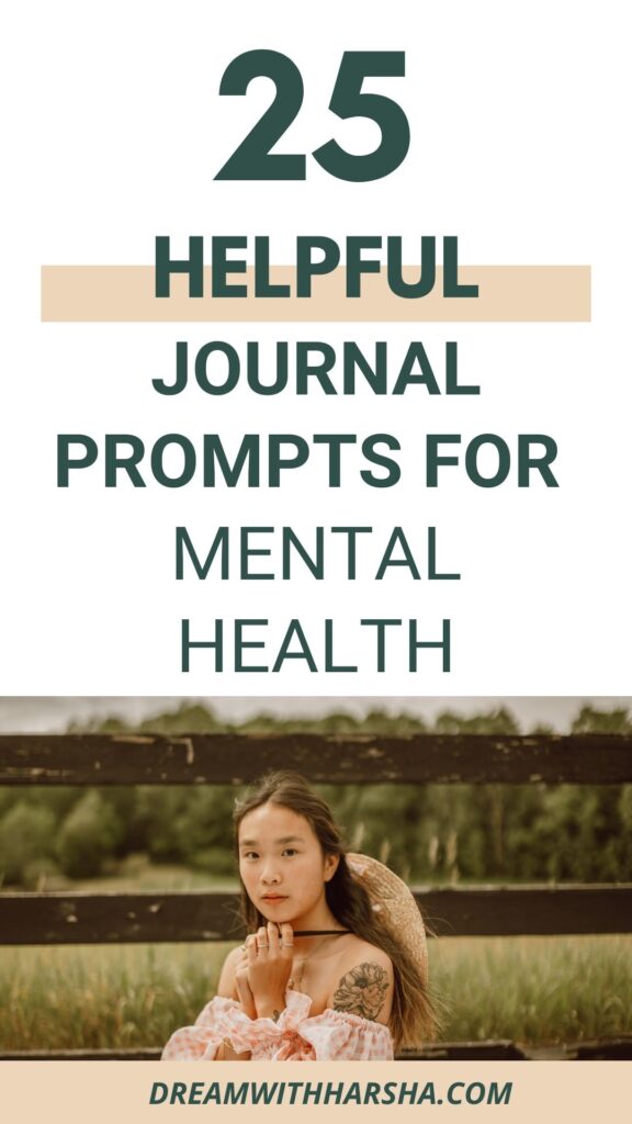 journal prompts for mental health