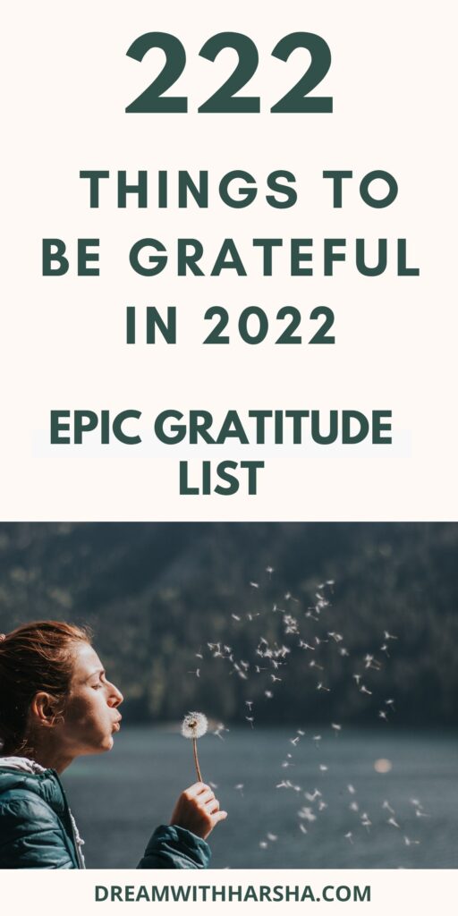 things to be thankful for