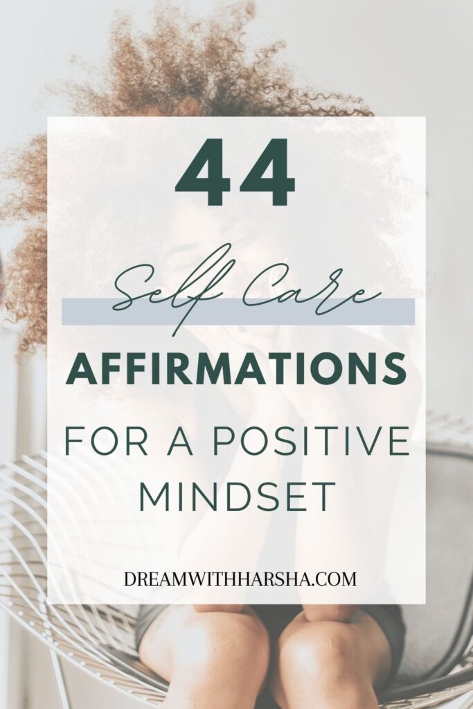 affirmations for self care