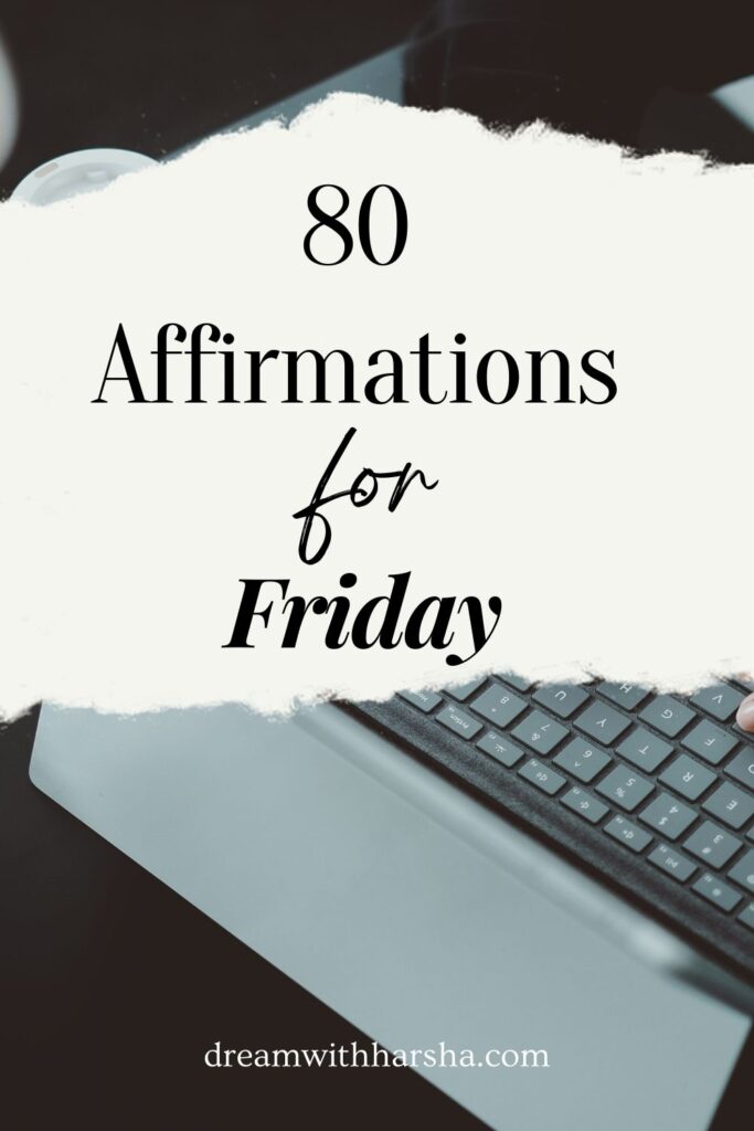 friday affirmations
