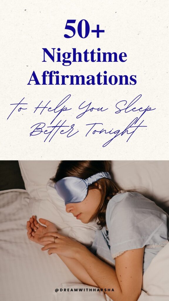 nighttime affirmations
